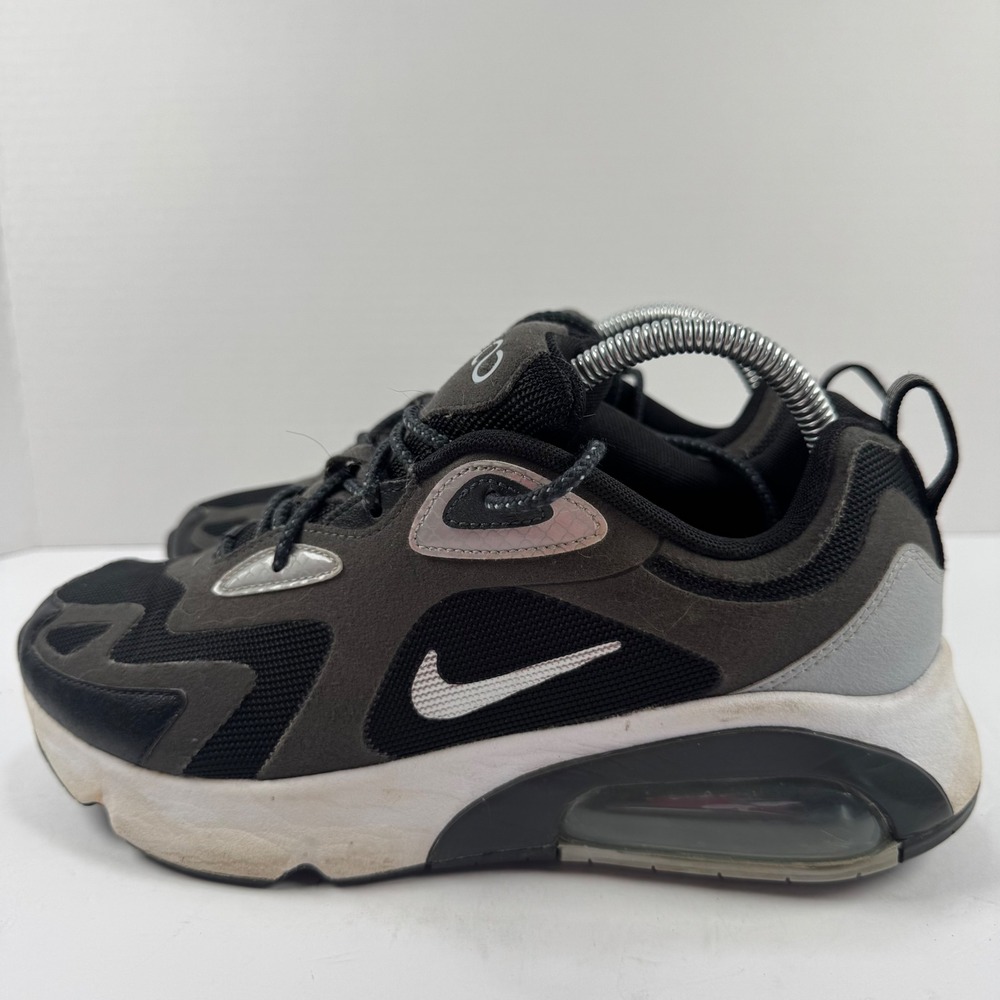 Nike Air Max 200 Womens Shoes Black Anthracite BV5485-008 Size 8